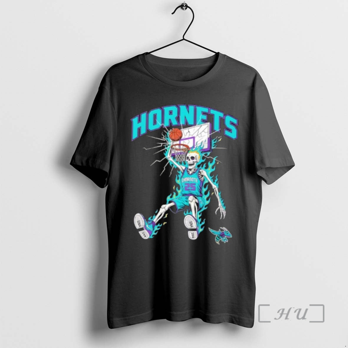 Officials Top Charlotte Hornets Mens Basketball Skeleton Player Fire T-Shirts, Hoodie, Sweatshirt | PopFlextees.com