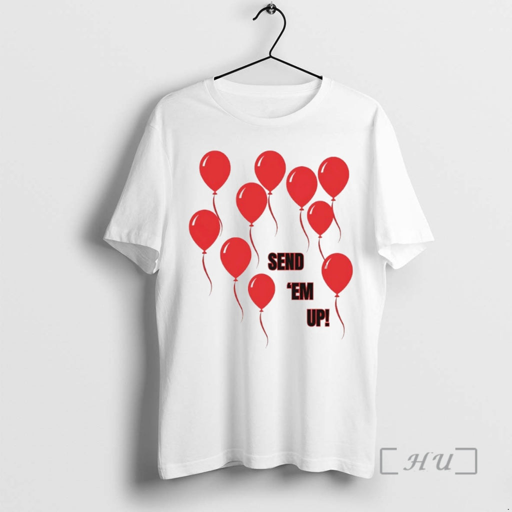 Officials Touchdown Balloons Send Em Up Circle T-Shirts, Hoodie, Sweatshirt | PopFlextees.com
