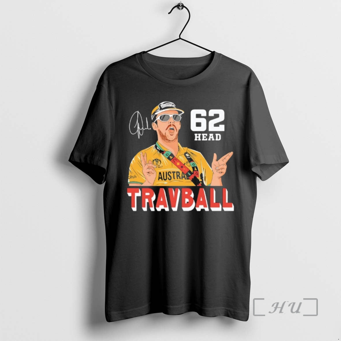 Officials Travis Head 62 Travball Signature T-Shirts, Hoodie, Sweatshirt | PopFlextees.com
