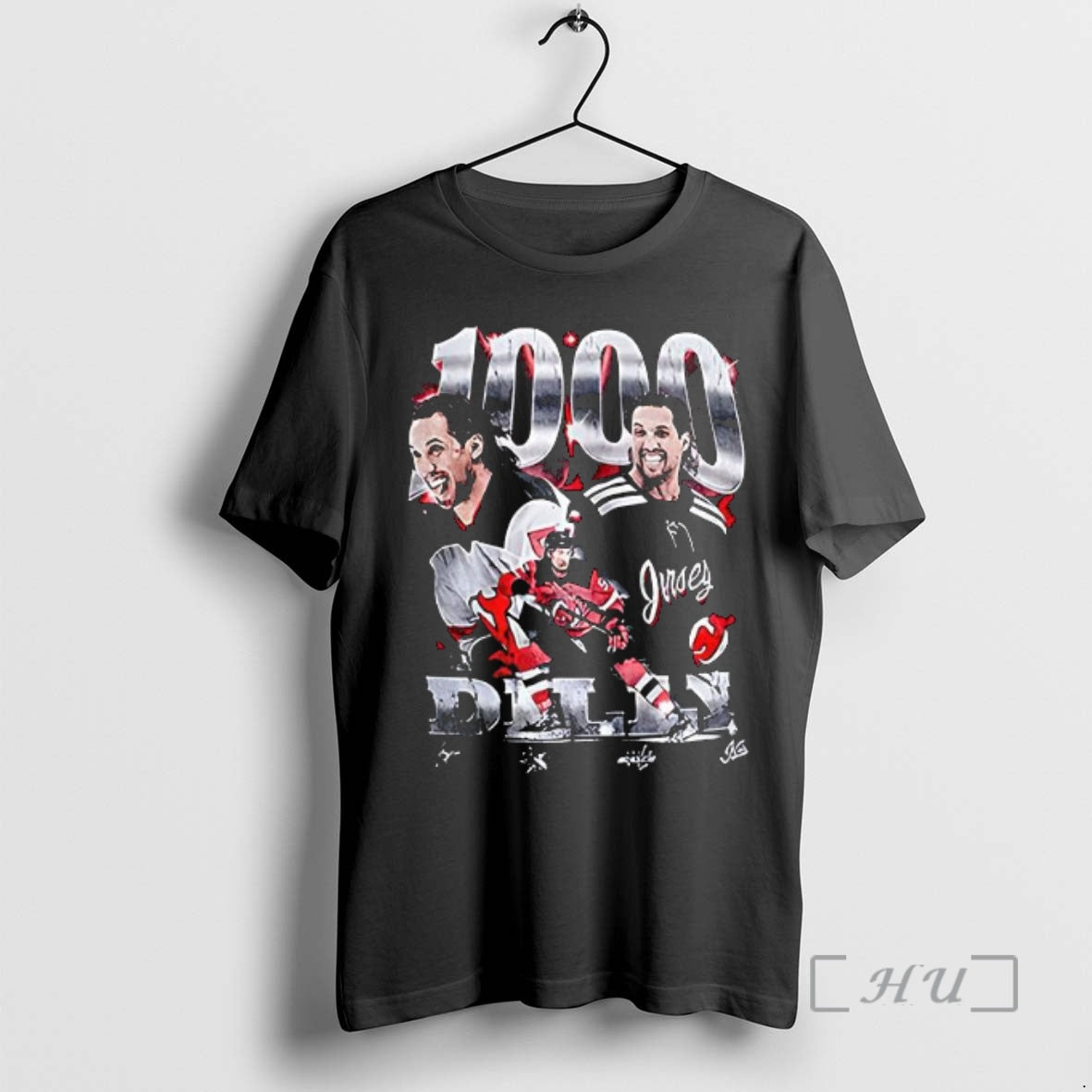 Officials Travis Zajac 1000 Games Nhl Graphic T-Shirts, Hoodie, Sweatshirt | PopFlextees.com