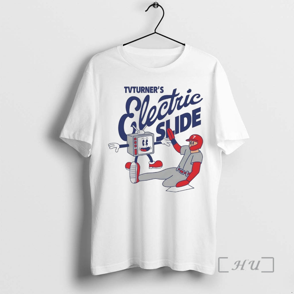 Officials Trea Turner Tvturners Electric Slide Philadelphia Phillies T-Shirts, Hoodie, Sweatshirt | PopFlextees.com