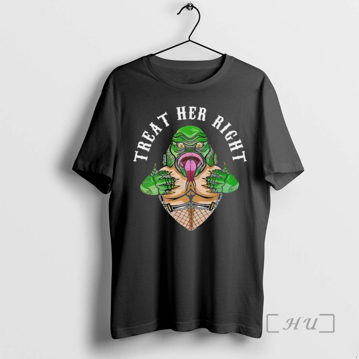 Officials Treat Her Right Creature From The Black Lagoon Meme T-Shirts, Hoodie, Sweatshirt | PopFlextees.com