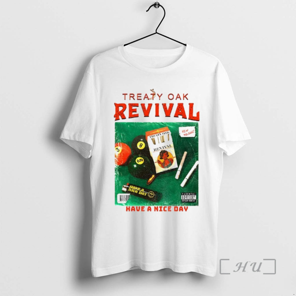 Officials Treaty Oak Revival Band Have A Nice Day World Tour Premium T Shirts Sweater Hoodie, Sweatshirt | PopFlextees.com