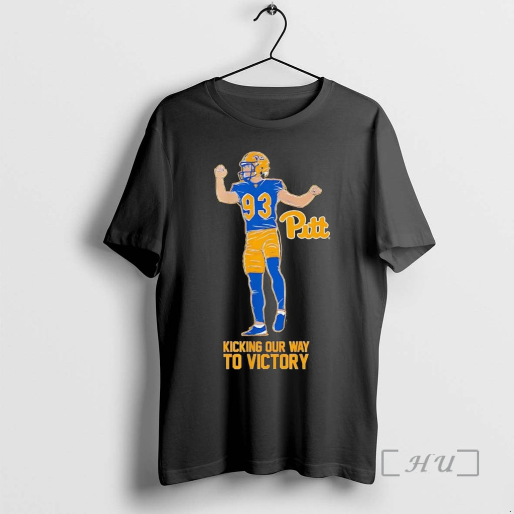 Officials Trey Butkowski Kicking Our Way To Victory Pittsburgh Panthers T-Shirts, Hoodie, Sweatshirt | PopFlextees.com