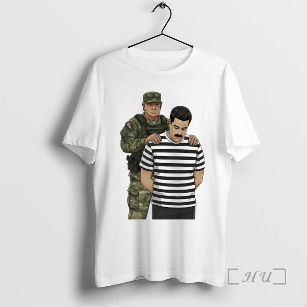 Officials Trump Capturing Nicolas Maduro T-Shirts, Hoodie, Sweatshirt | PopFlextees.com