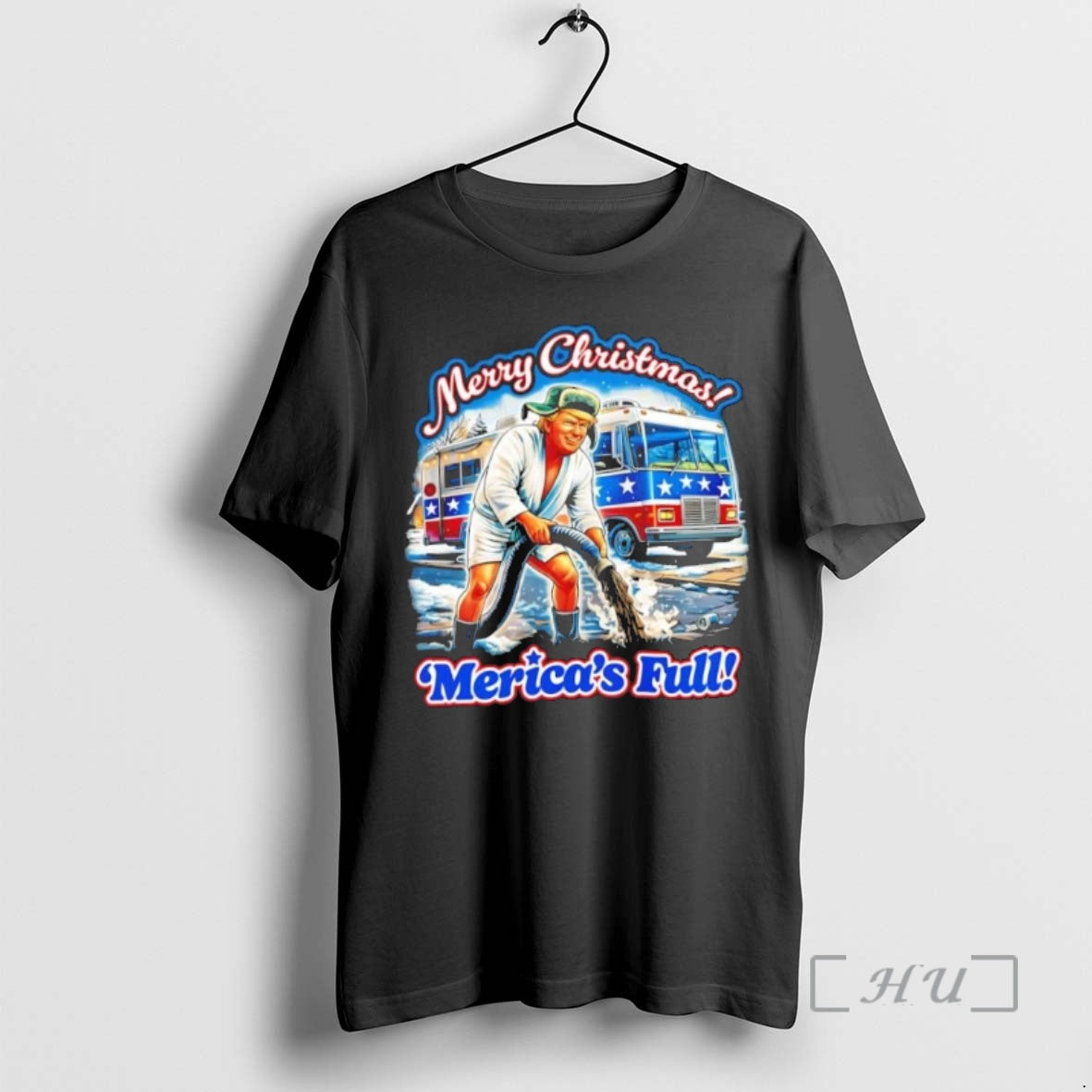 Officials Trump Merry Christmas Mericas Full T-Shirts, Hoodie, Sweatshirt | PopFlextees.com