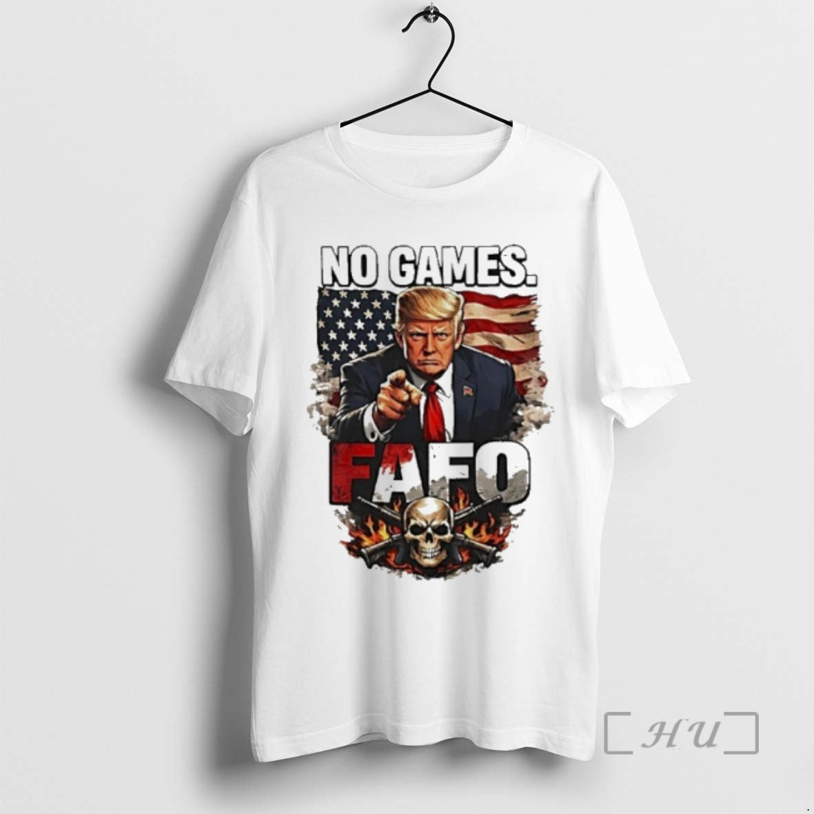 Officials Trump No Games Fafo Graphic T-Shirts, Hoodie, Sweatshirt | PopFlextees.com