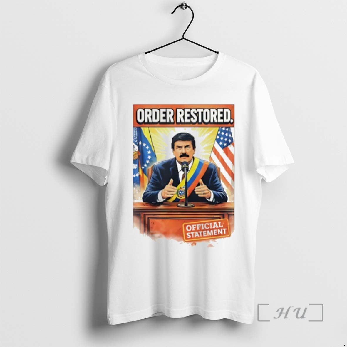 Officials Trump Order Restored Statement Political Satire T-Shirts, Hoodie, Sweatshirt | PopFlextees.com