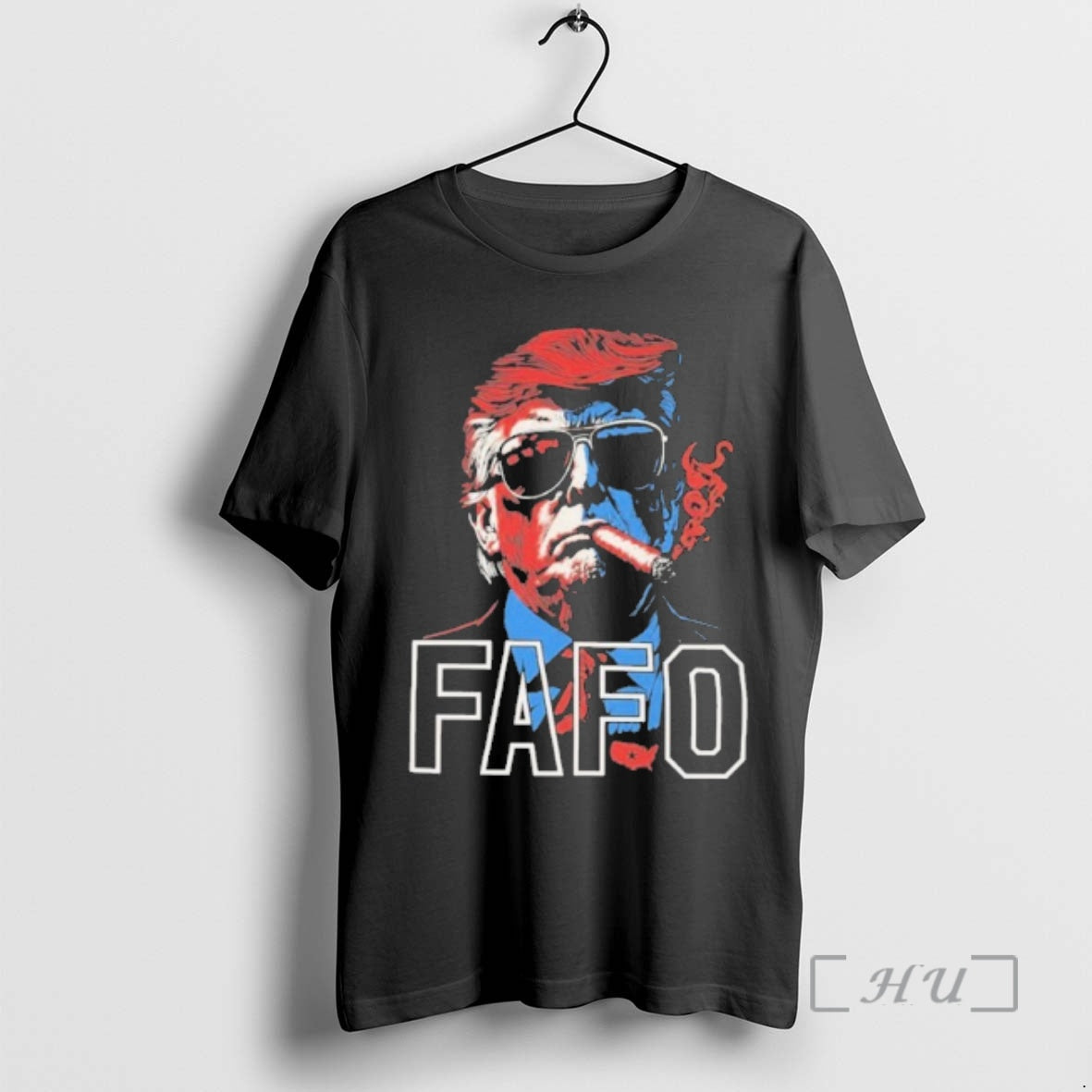 Officials Trump Smoking A Cigar Fafo T-Shirts, Hoodie, Sweatshirt | PopFlextees.com