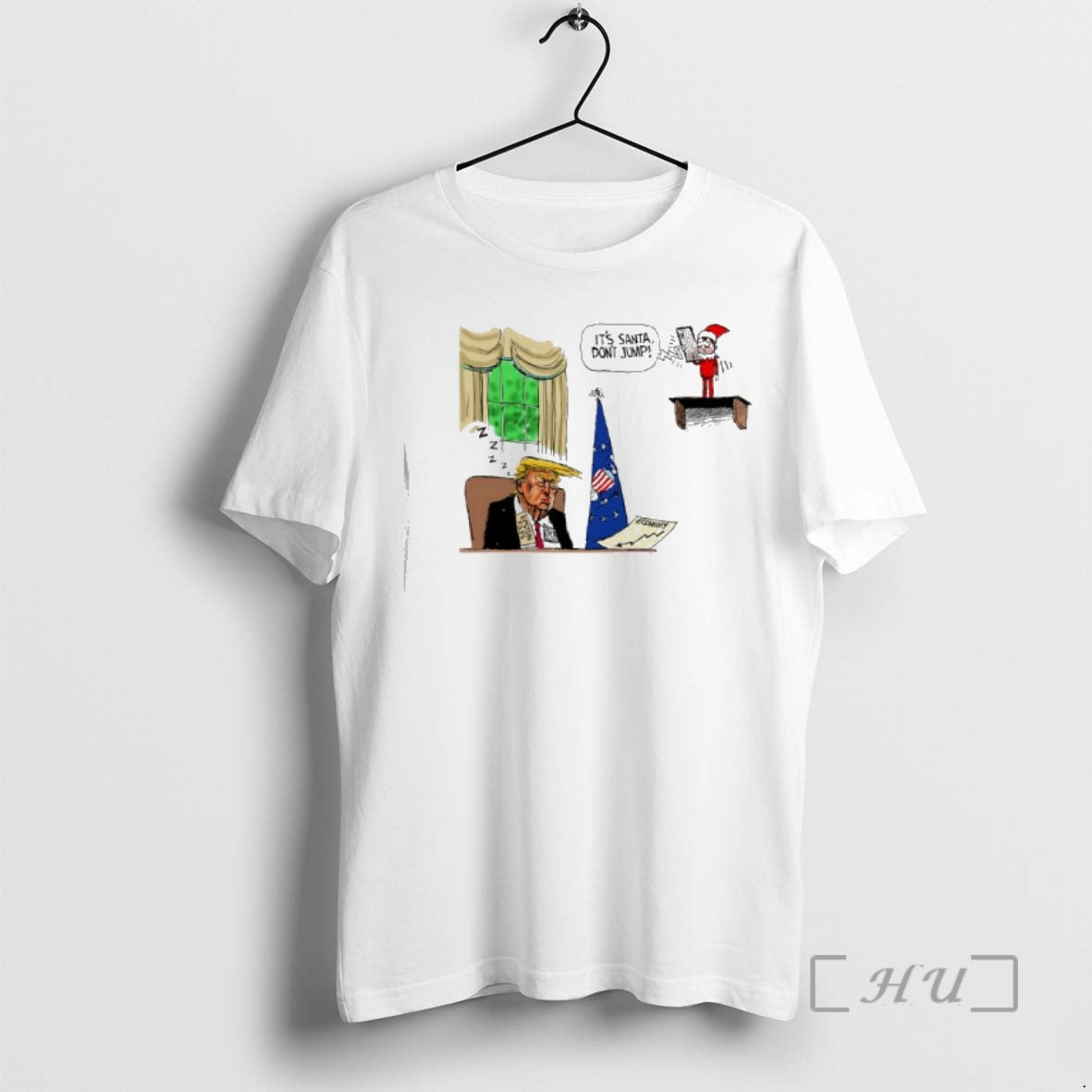 Officials Trump Its Santa Dont Jump Economy T-Shirts, Hoodie, Sweatshirt | PopFlextees.com