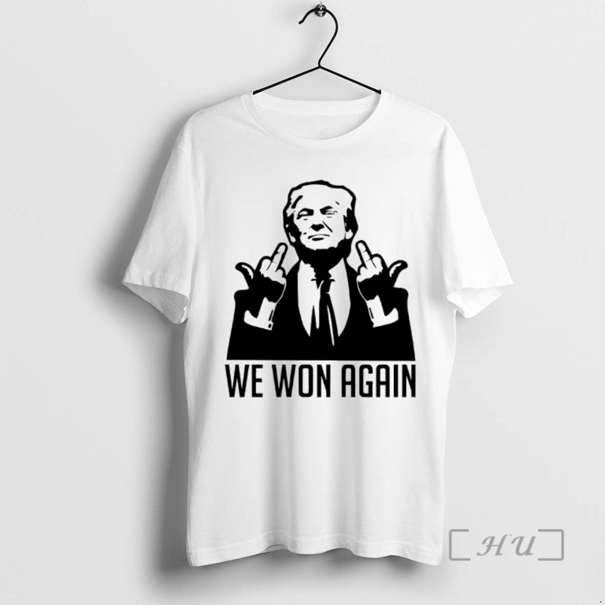 Officials Trump Middle Finger We Won Again T-Shirts, Hoodie, Sweatshirt | PopFlextees.com