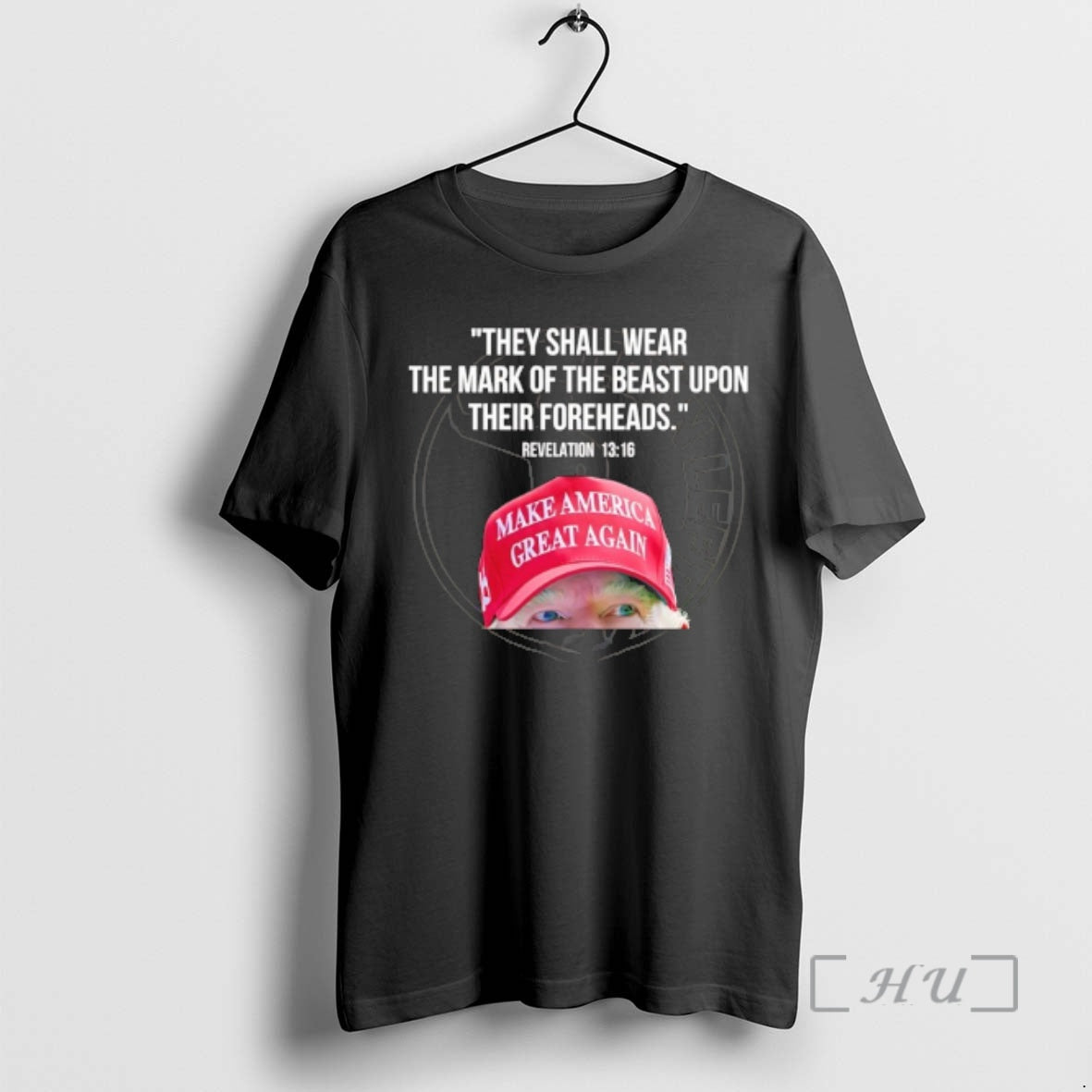 Officials Trump They Shall Wear The Mark Of The Beast Upon Their Foreheads Premium T-Shirts, Hoodie, Sweatshirt
