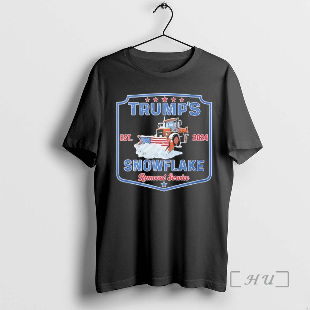 Officials Trumps Snowflake Removal Service Est 2024 Vintage T-Shirts, Hoodie, Sweatshirt | PopFlextees.com