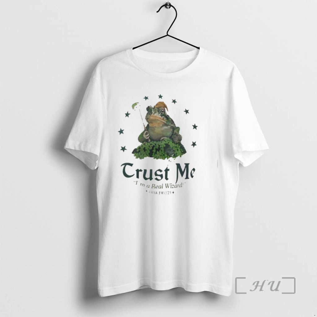 Officials Trust Me Im A Real Wizard Frog Graphic T-Shirts, Hoodie, Sweatshirt | PopFlextees.com