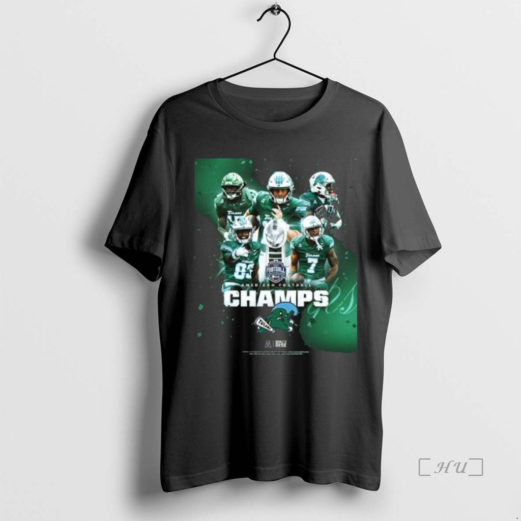 Officials Tulane Football Champions 2025 American Football Championship T-Shirts, Hoodie, Sweatshirt | PopFlextees.com