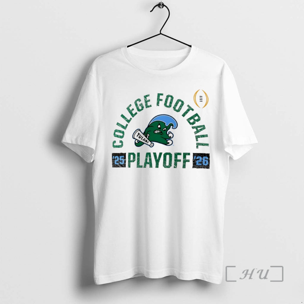 Officials Tulane Green Wave 2025 2026 College Football Playoff Touchdown Circle Premium T Shirts Sweater Hoodie, Sweatshirt