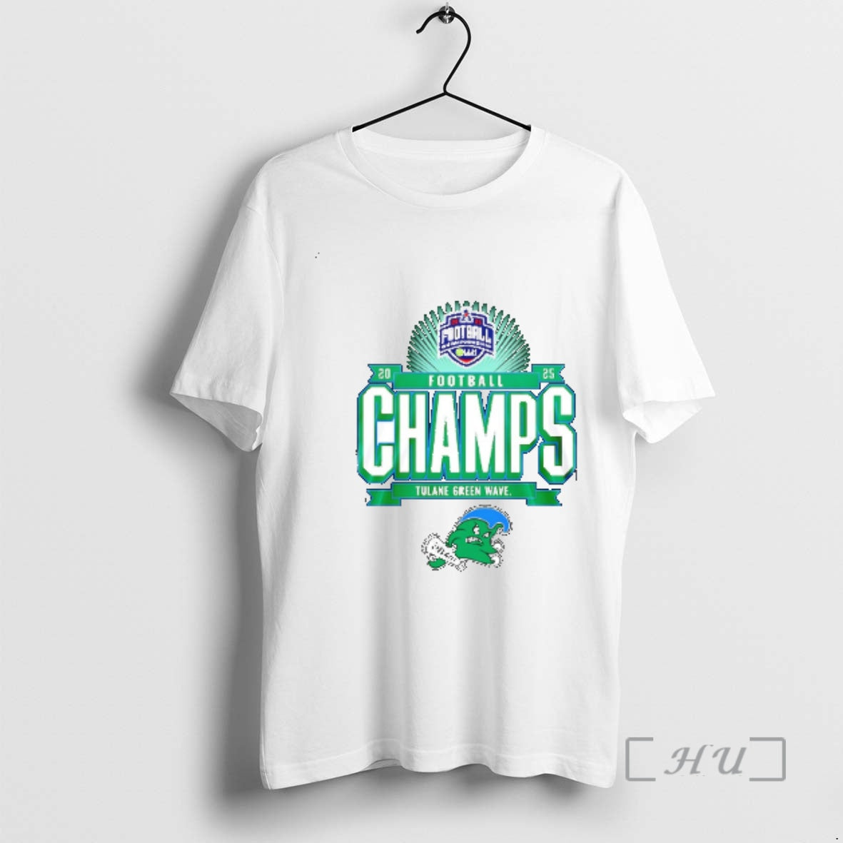 Officials Tulane Green Wave 2025 American Athletic Conference Champions Logo T-Shirts, Hoodie, Sweatshirt | PopFlextees.com
