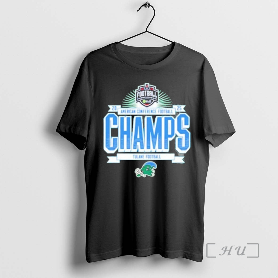 Officials Tulane Green Wave American Conference Football Champions 2025 T-Shirts, Hoodie, Sweatshirt | PopFlextees.com