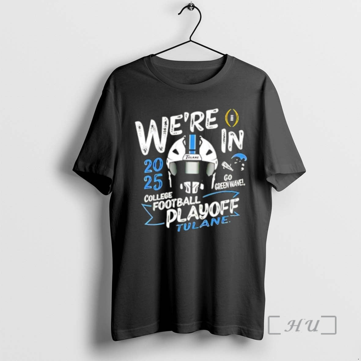 Officials Tulane Green Wave Green 2025 Cfp Bound Helmet T-Shirts, Hoodie, Sweatshirt | PopFlextees.com