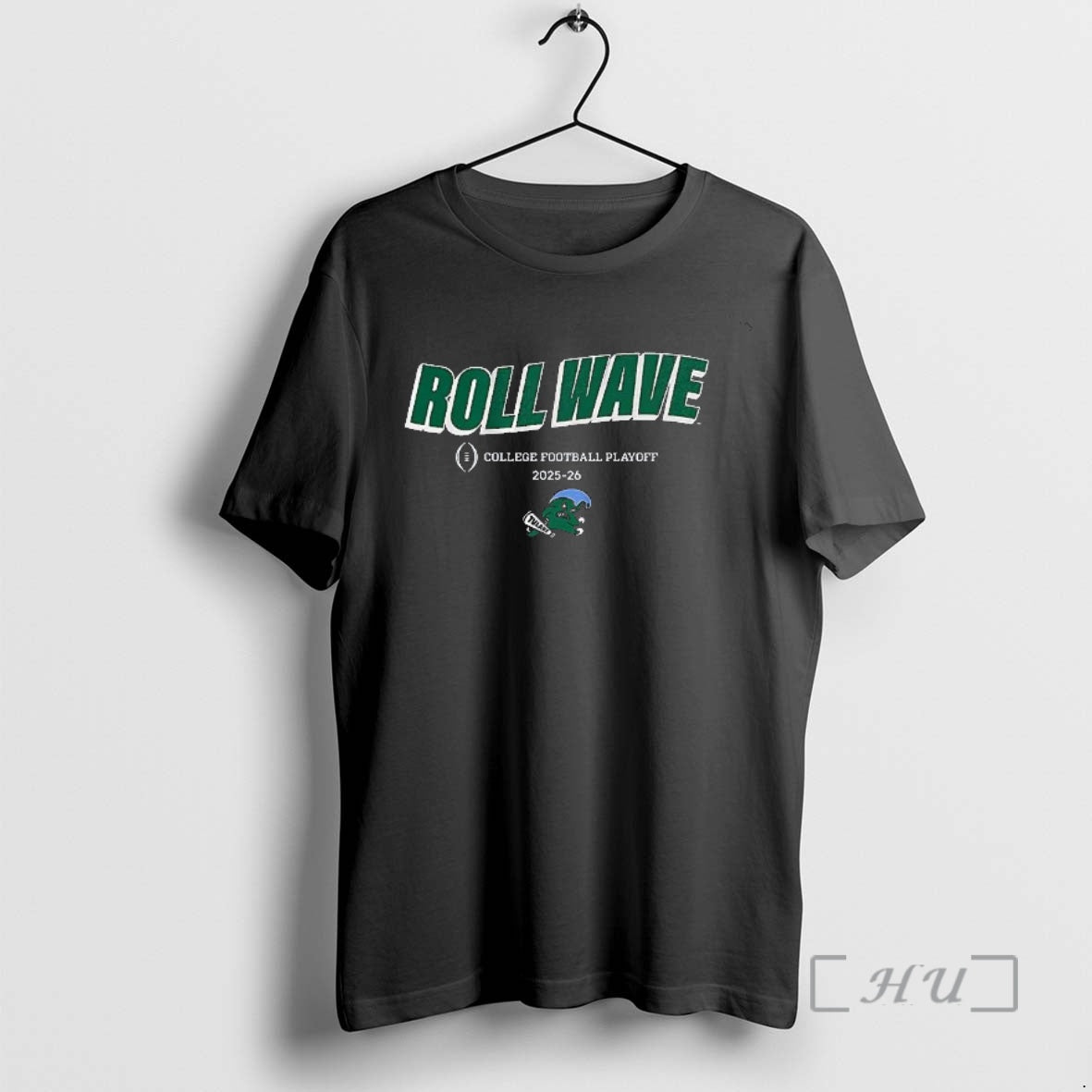 Officials Tulane Green Wave Roll Wave 2025 Cfp Team Slogan T-Shirts, Hoodie, Sweatshirt | PopFlextees.com