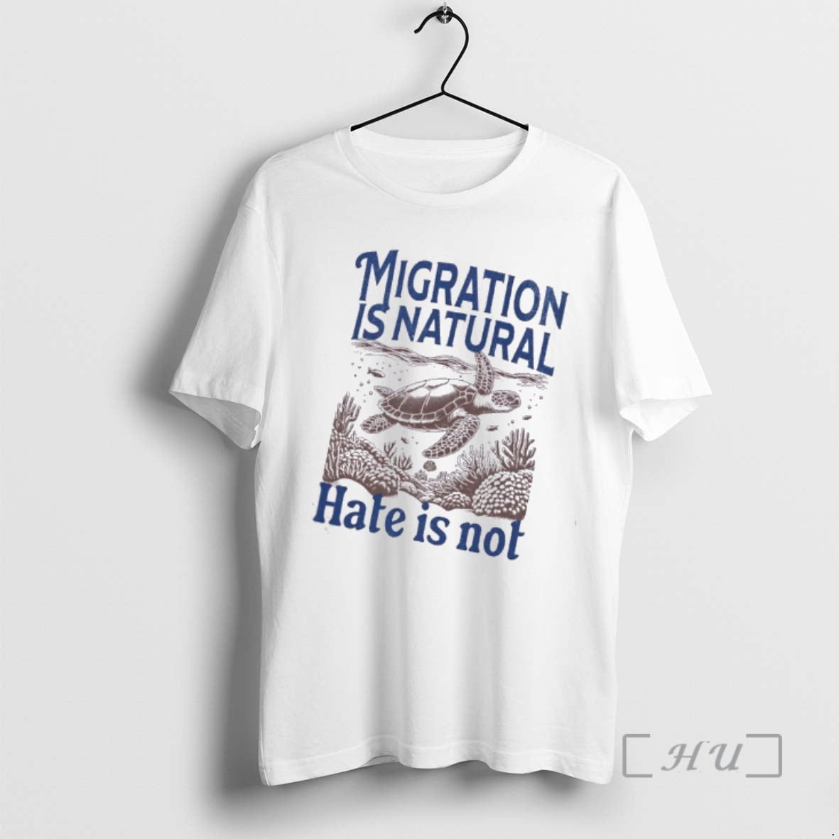 Officials Turtle Migration Is Natural Hate Is Not Vintage T-Shirts, Hoodie, Sweatshirt | PopFlextees.com