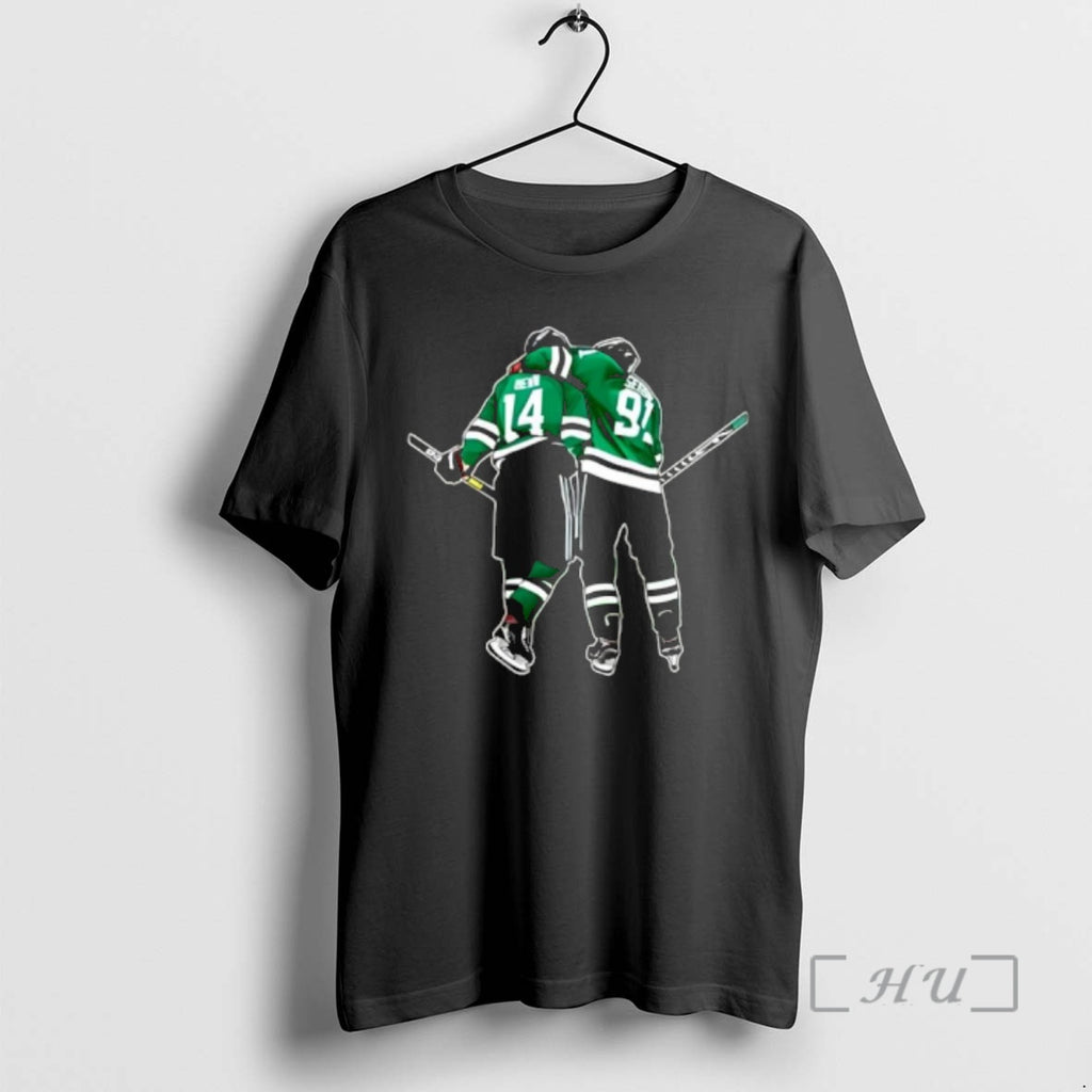 Officials Tyler Seguin And Jamie Benn Goal Celebrate T-Shirts, Hoodie, Sweatshirt | PopFlextees.com