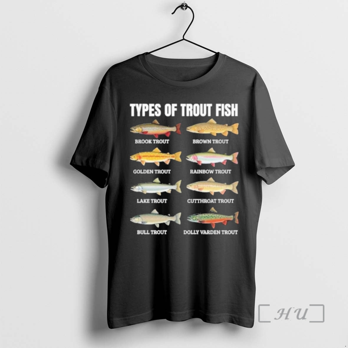 Officials Types Of Trout Fish T-Shirts, Hoodie, Sweatshirt | PopFlextees.com