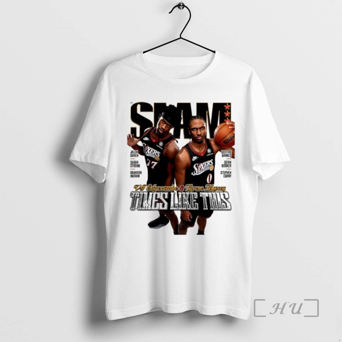 Officials Tyrese Maxey And Vj Edgecombe Times Like This Slam T-Shirts, Hoodie, Sweatshirt | PopFlextees.com