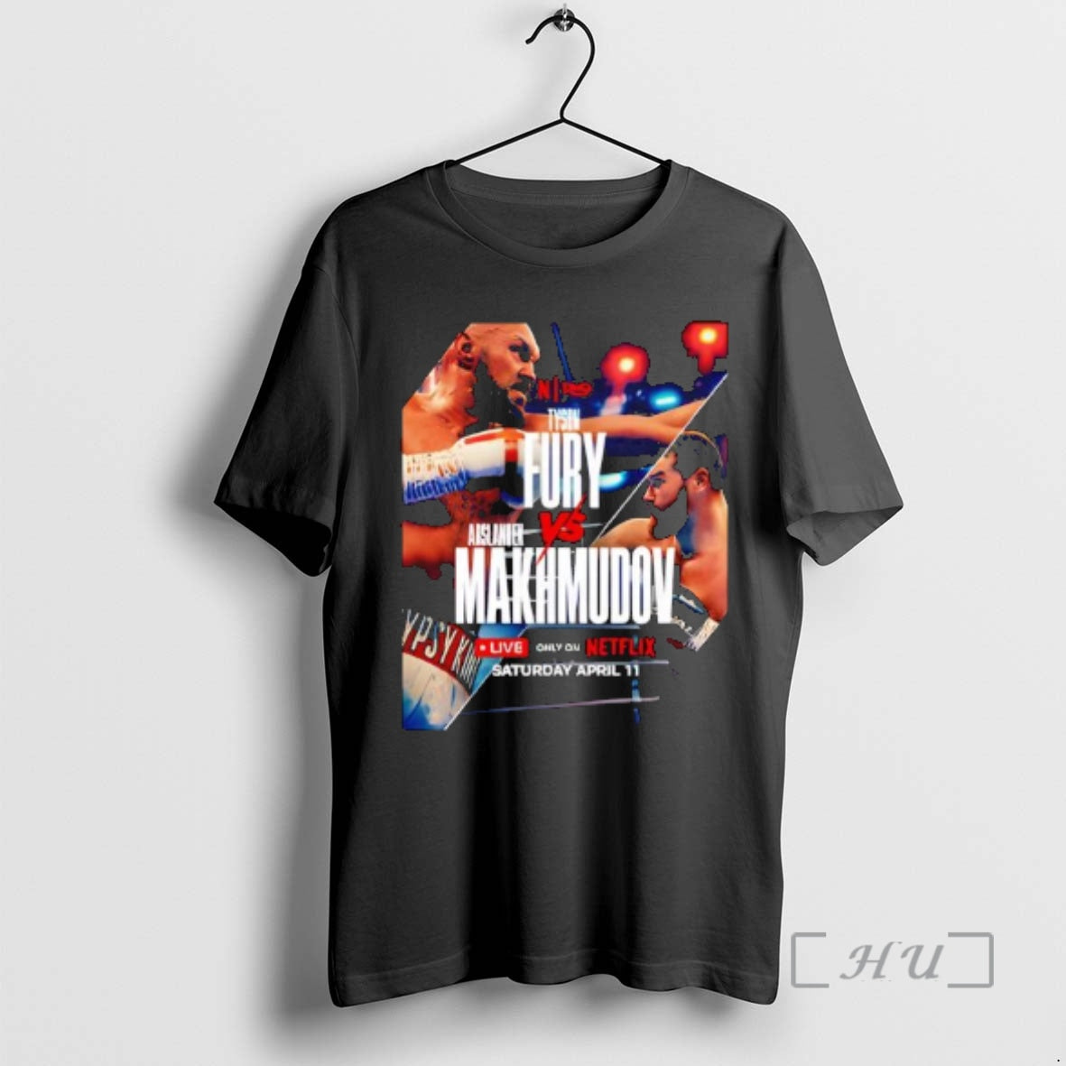 Officials Tyson Fury Vs Arslanbek Makhmudov On April 11 2026 T-Shirts, Hoodie, Sweatshirt | PopFlextees.com