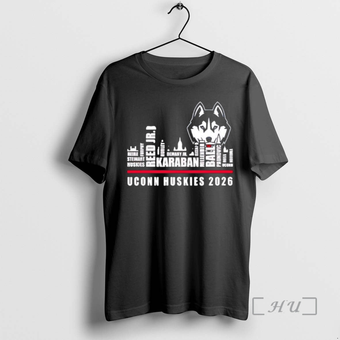 Officials Uconn Huskies Player Names 2026 Skyline Graphic T-Shirts, Hoodie, Sweatshirt | PopFlextees.com