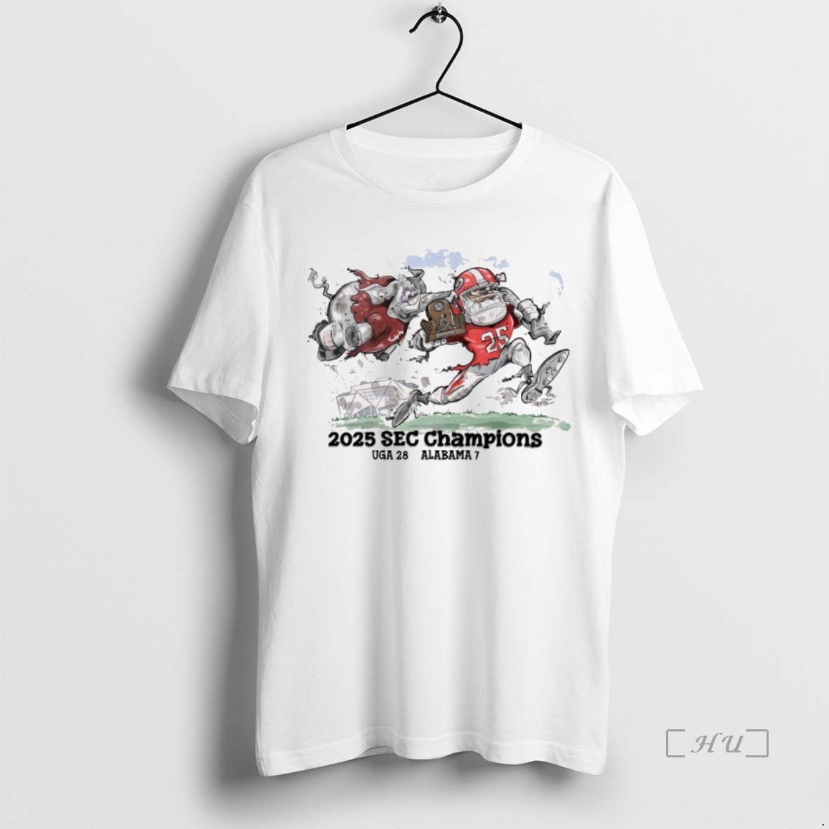 Officials Uga 28 7 Alabama 2025 Sec Champions Patrick Carlson Fanart Premium T Shirts Sweater Hoodie, Sweatshirt
