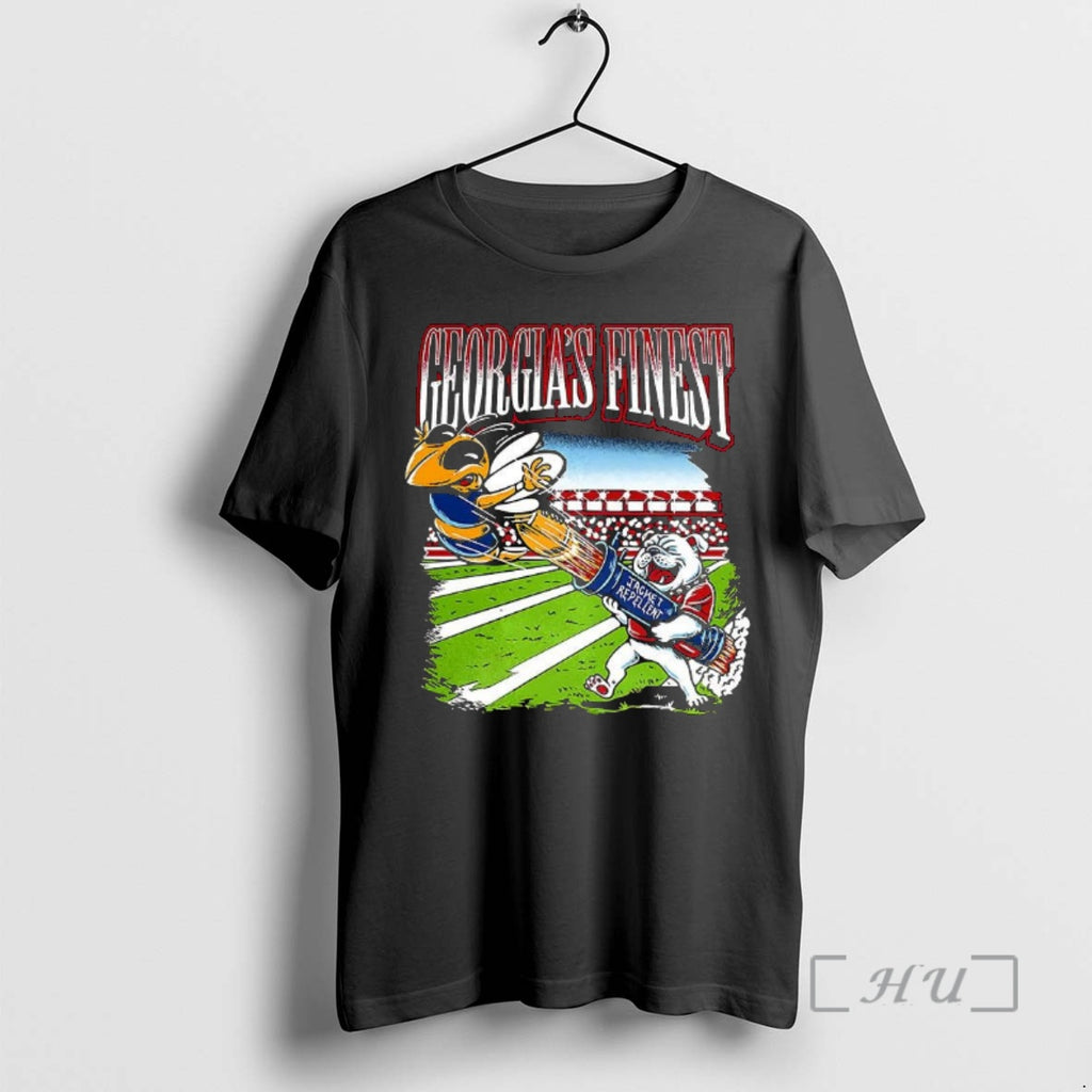 Officials Uga Vs Georgia Tech Yellow Jackets Geor Gias Finest T-Shirts, Hoodie, Sweatshirt | PopFlextees.com