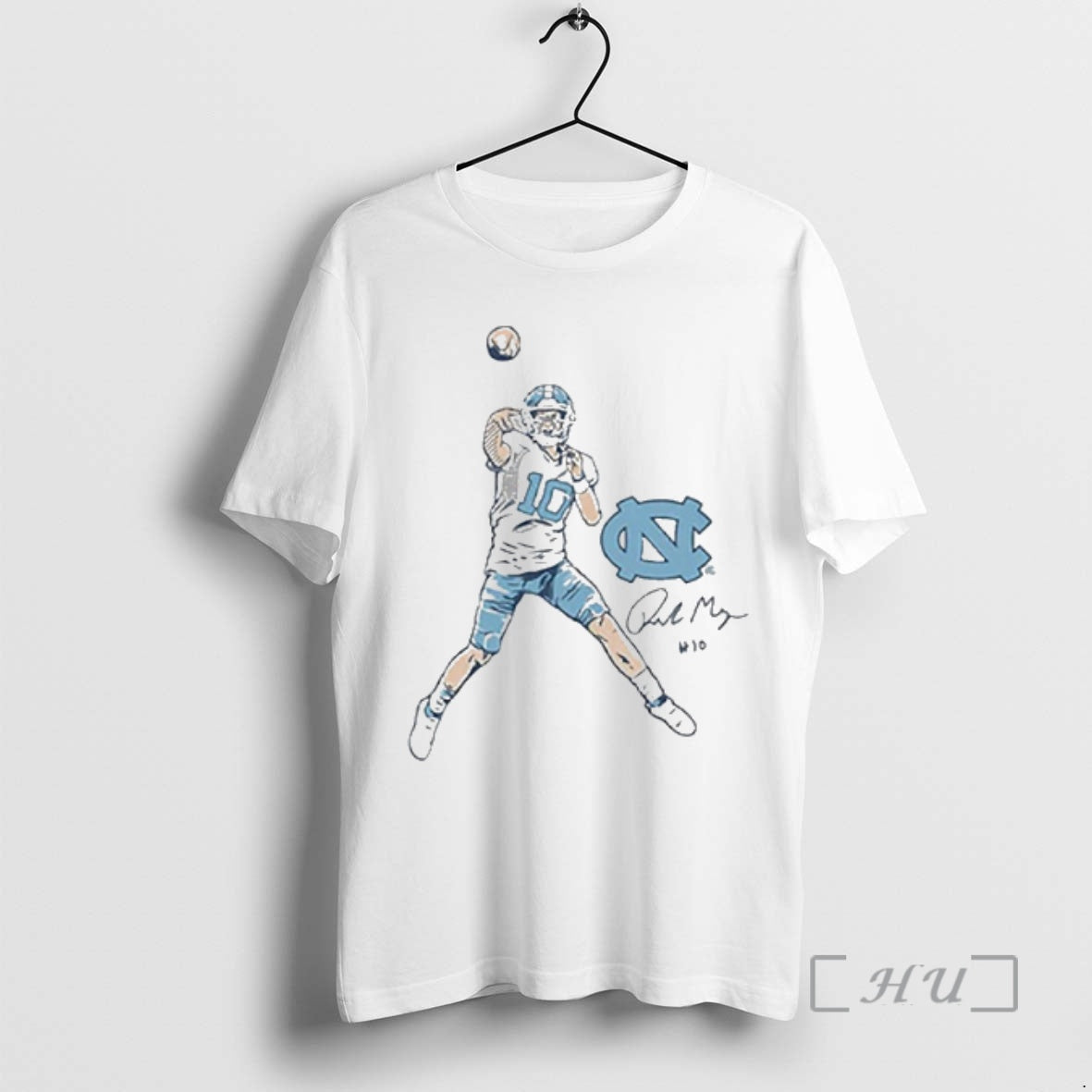 Officials Unc Football Drake Maye Pro Pose T-Shirts, Hoodie, Sweatshirt | PopFlextees.com