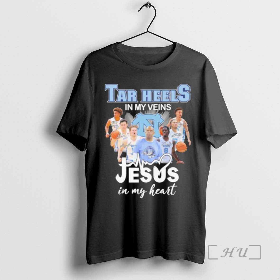 Officials Unc Tar Heels Mens Basketball In My Veins Jesus In My Heart Premium T-Shirts, Hoodie, Sweatshirt | PopFlextees.com