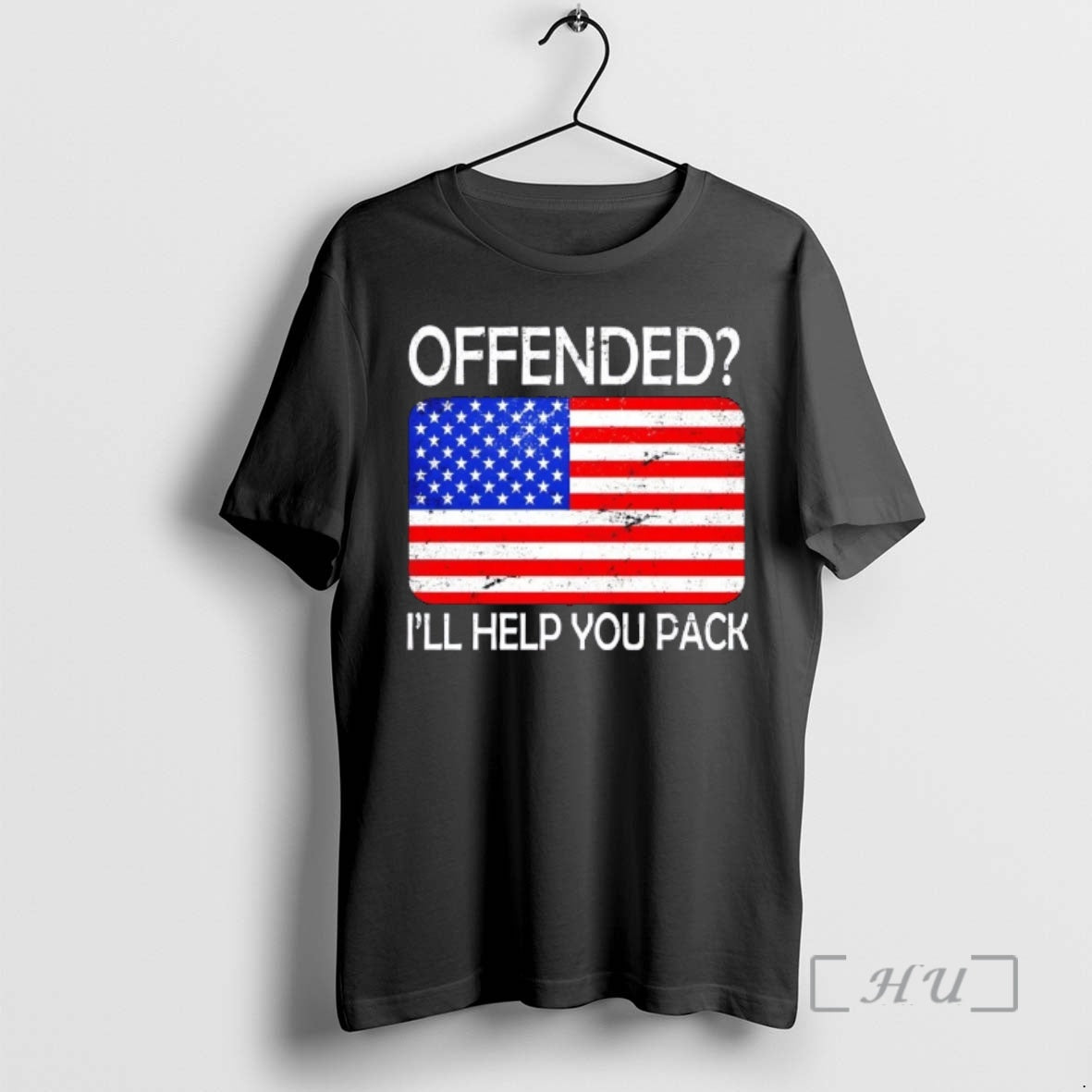 Officials Usa Offended Ill Help You Pack Flag T-Shirts, Hoodie, Sweatshirt | PopFlextees.com