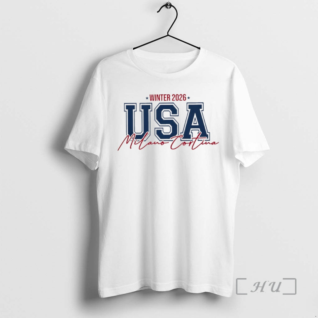 Officials Usa Winter 2026 Sports Milano Cortina Winter Games T-Shirts, Hoodie, Sweatshirt | PopFlextees.com