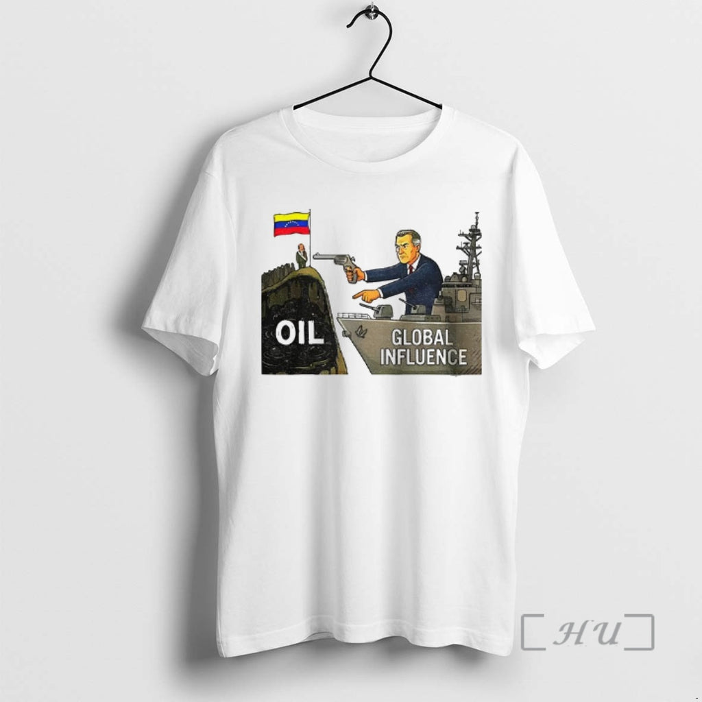 Officials Usa Vs Venezuela Oil Conflict Political Satire Global Influence T-Shirts, Hoodie, Sweatshirt | PopFlextees.com