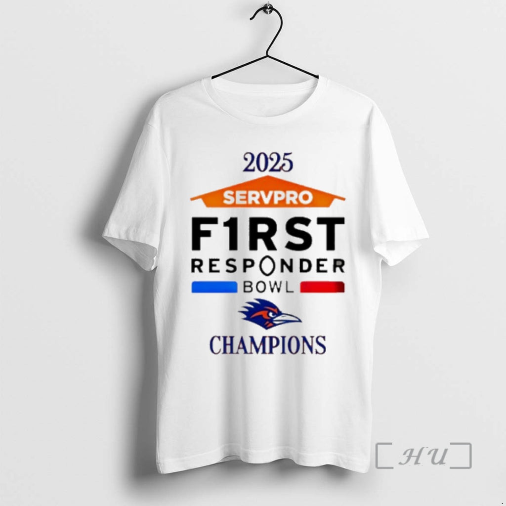 Officials Utsa Roadrunners 2025 First Responder Bowl Champions Classic T-Shirts, Hoodie, Sweatshirt | PopFlextees.com