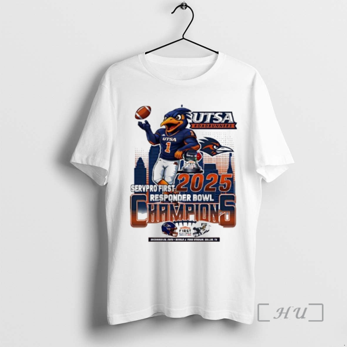Officials Utsa Roadrunners 2025 Servpro First Responder Bowl Champions T-Shirts, Hoodie, Sweatshirt | PopFlextees.com