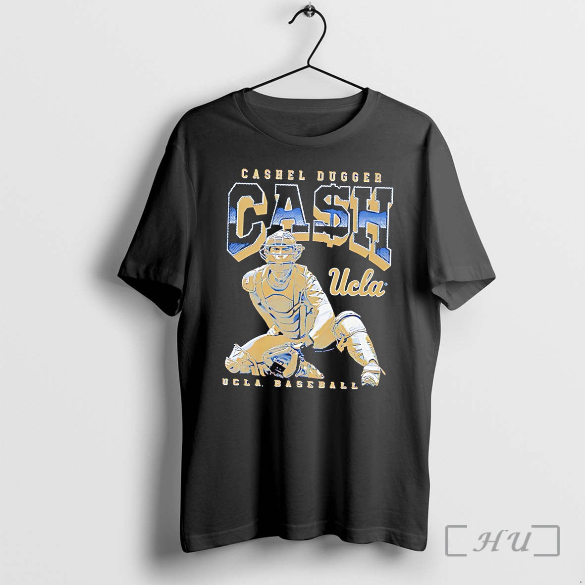 Officials Ucla Bruins Baseball Cash Cashel Dugger Posing Retro Tee