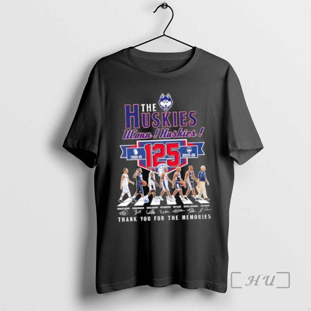 Officials Uconn Huskies 125 Years Jim Calhoun And Legends Abbey Road Thank You For The T-Shirts, Hoodie, Sweatshirt