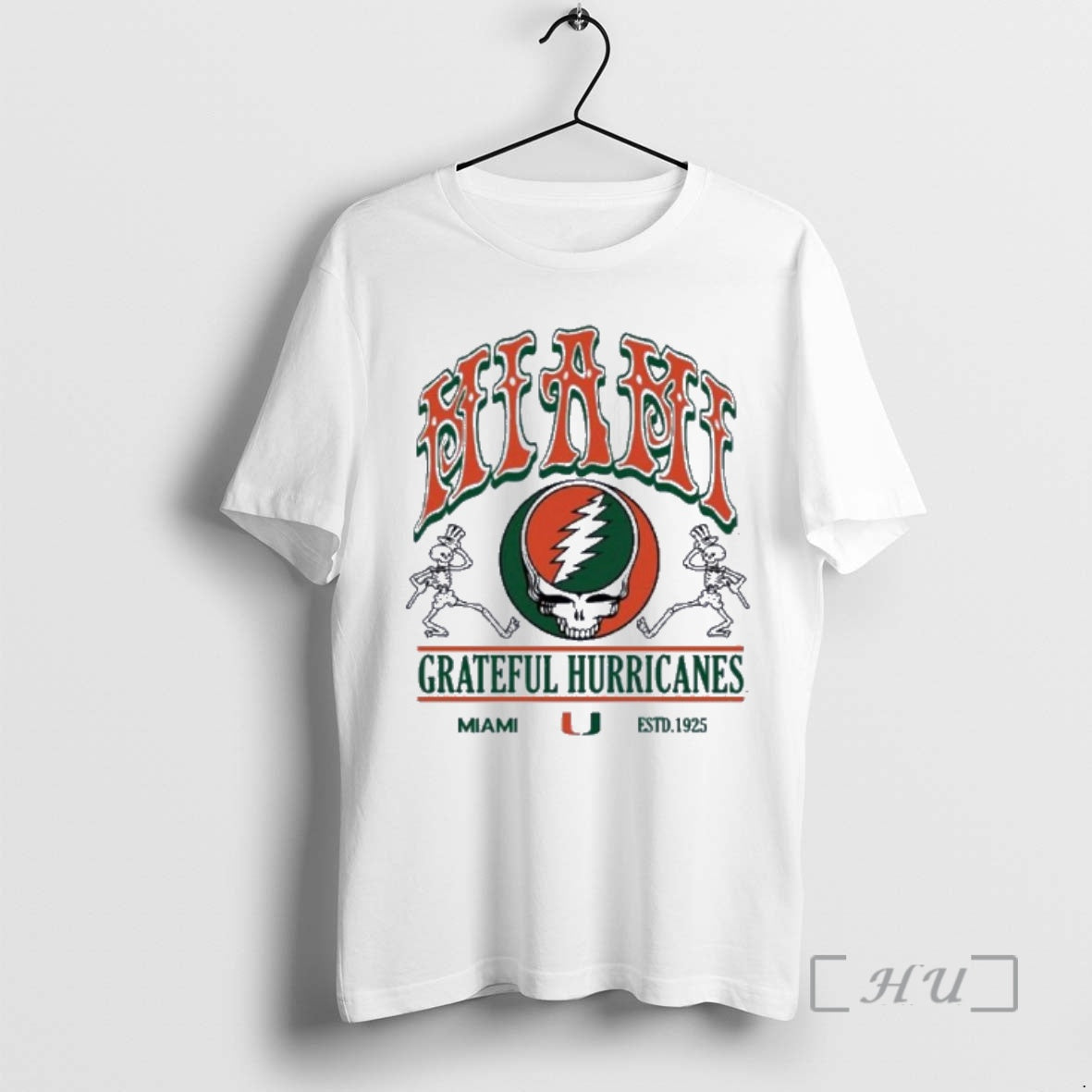 Officials University Of Miami X Grateful Hurricanes T-Shirts, Hoodie, Sweatshirt | PopFlextees.com