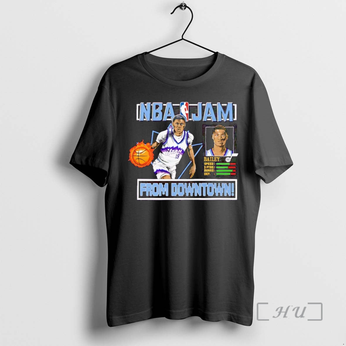 Officials Utah Jazz Ace Bailey Nba Jam Christmas T-Shirts, Hoodie, Sweatshirt | PopFlextees.com