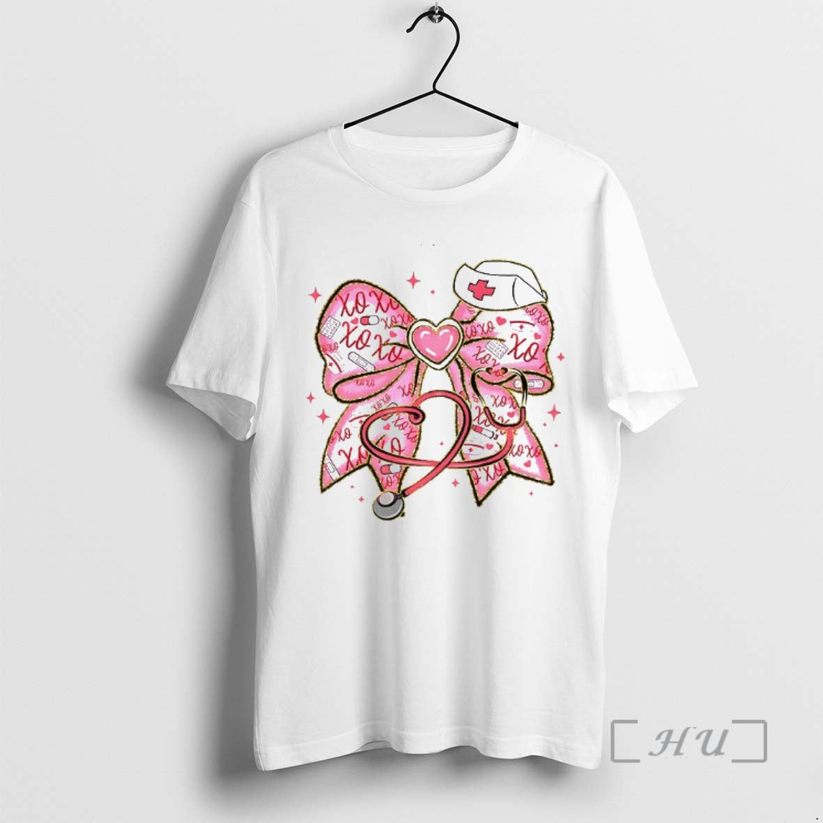 Officials Valentine Nurse Coquette Valentine Nurse T-Shirts, Hoodie, Sweatshirt | PopFlextees.com