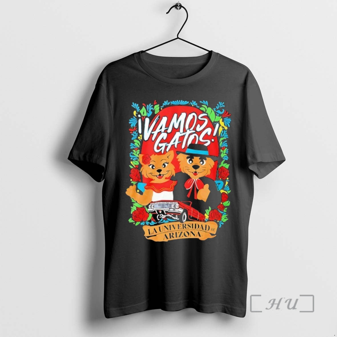Officials Vamos Gatos La Universidad De Arizona T-Shirts, Hoodie, Sweatshirt | PopFlextees.com
