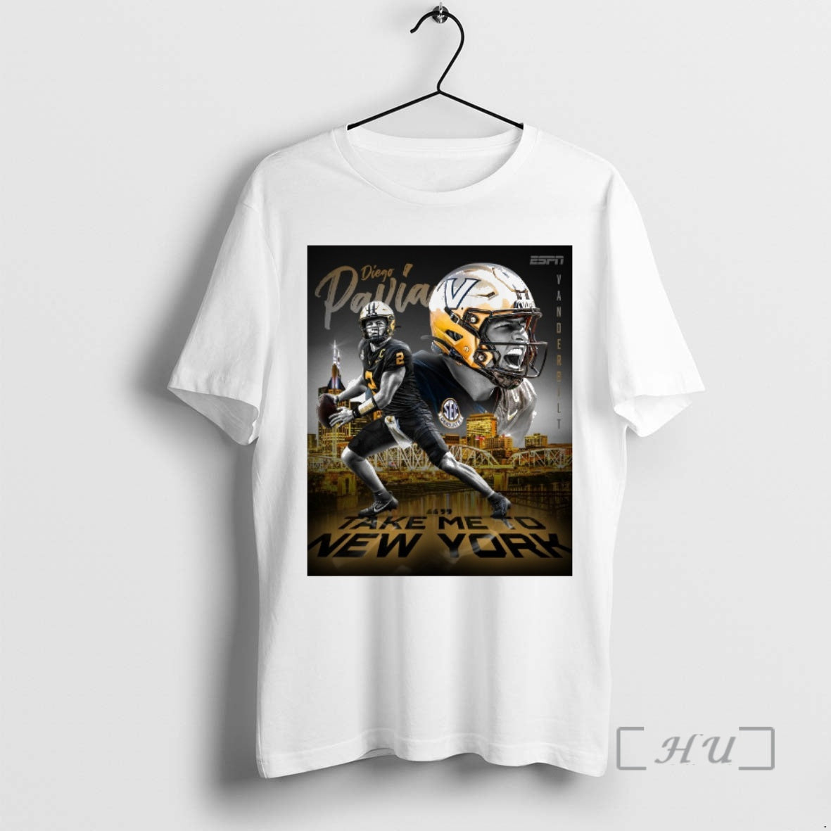 Officials Vanderbilt Diego Pavia Take Me To New York 2025 T-Shirts, Hoodie, Sweatshirt | PopFlextees.com
