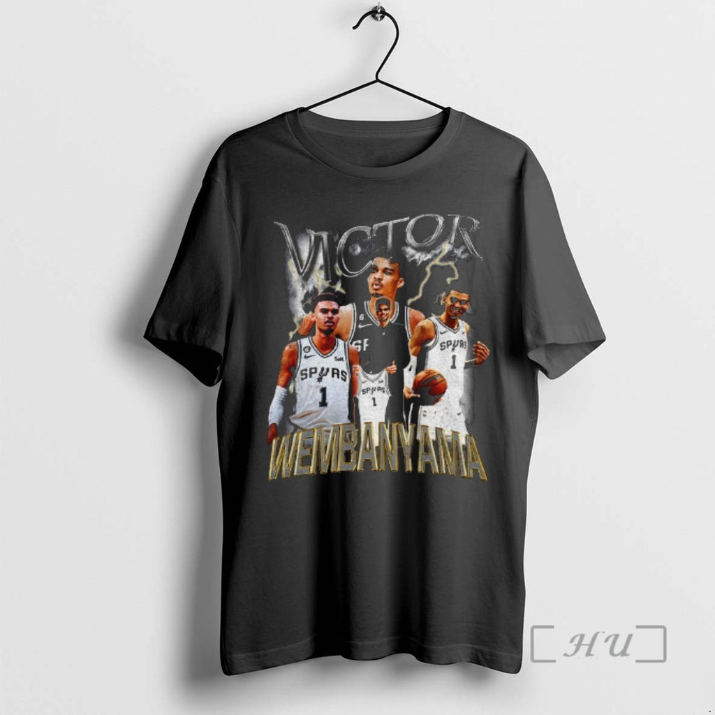 Officials Victor Wembanyama San Antonio Spurs Nba 90s Style Graphic 2025 Premium T Shirts Sweater Hoodie, Sweatshirt