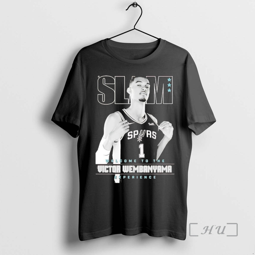 Officials Victor Wembanyama Welcome To The Experience T-Shirts, Hoodie, Sweatshirt | PopFlextees.com