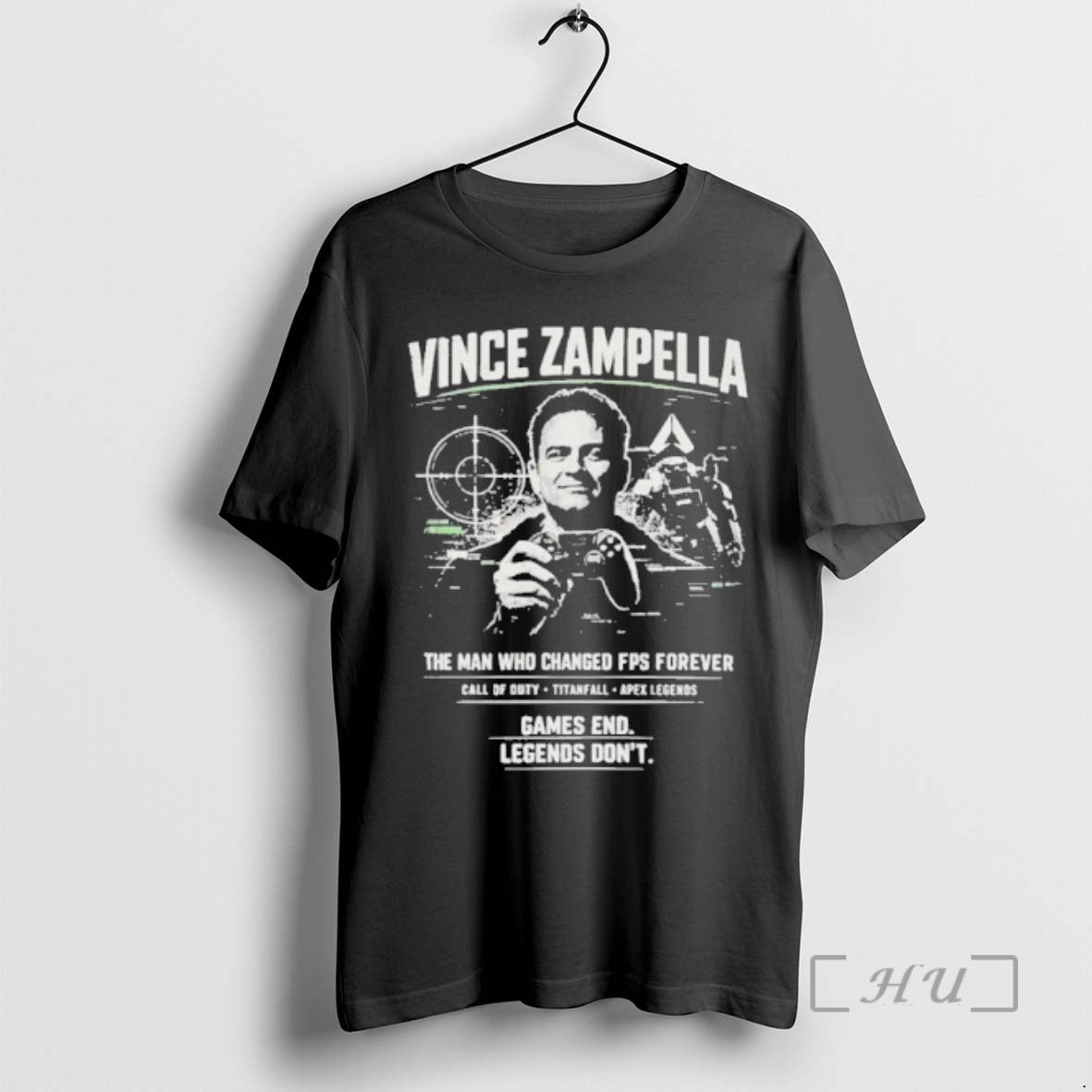Officials Vince Zampella The Man Who Changed Fps Forever Games End Legends Dont Premium T-Shirts, Hoodie, Sweatshirt
