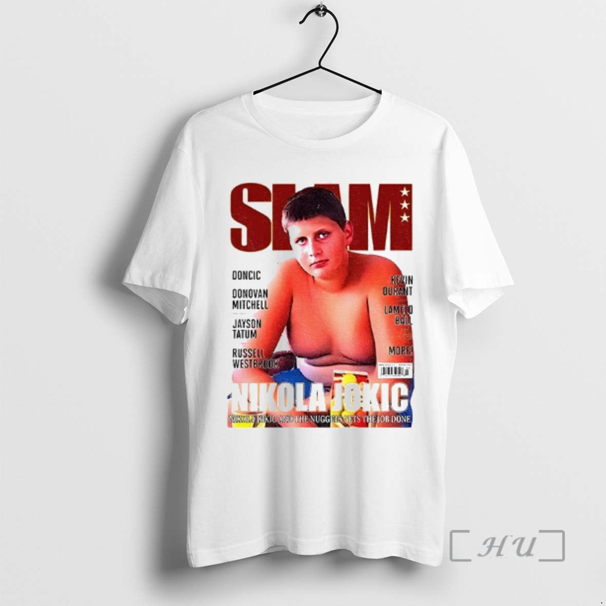 Officials Vintage Nikola Jokic Slam Magazine 90s Graphic Basketball T-Shirts, Hoodie, Sweatshirt | PopFlextees.com